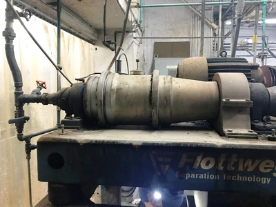 Bird/Flottweg Z23-3/401 decanter centrifuge, 316SS.