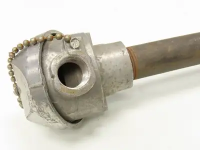 LN Leeds & Northrup Type J Thermocouple Pipe Well 1"x 44" Steel Pipe 1-1/4" NPT
