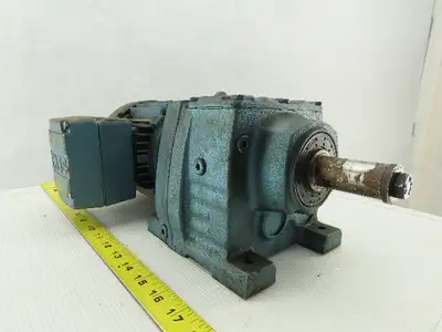 Sew Eurodrive R37DT71C4TF-IS 1/3HP Gear Motor 230/460V 3Ph W/ 32.4:1 Inline Box