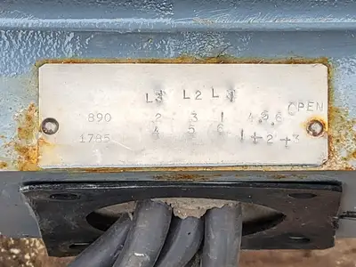 100/25 hp, 575 volts, 1780/890 rpm, 444TS Electric Motor Type HSB