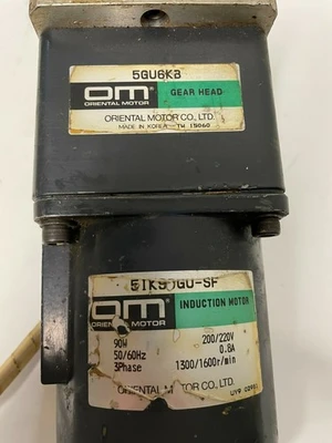 USED Oriental Motor Brake Motor Gear Head