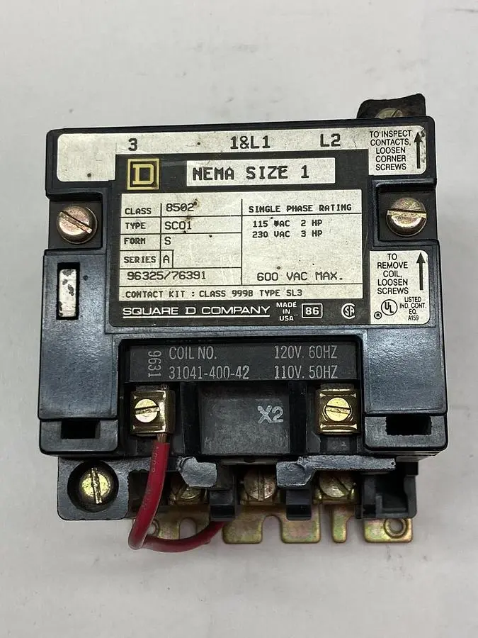 New | in-Stock SQUARE D 8502 SC01 PLC Contactors | Surplus Asset Holdings #1226681