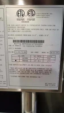 USED EFI RCTTG-36P
