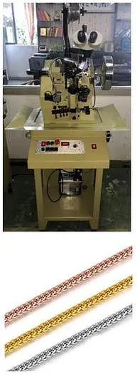 New GoldPro® Automatic Chain Making Machine for Spiga (Spike) Chains