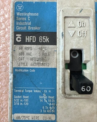USED Westinghouse HFD3060L