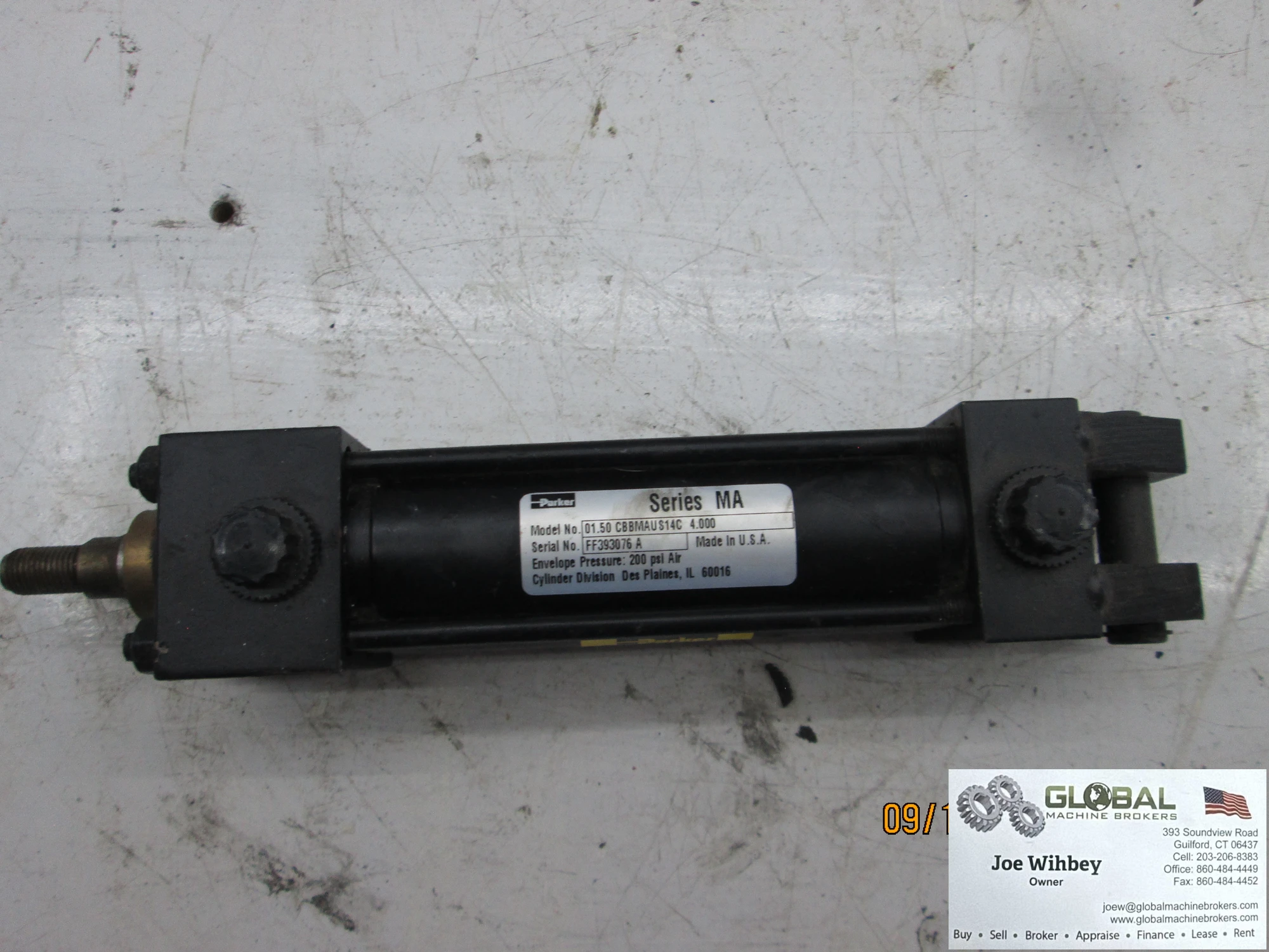 Parker Cylinder Series MA 02.00 CBCMAUS14AC 4.000