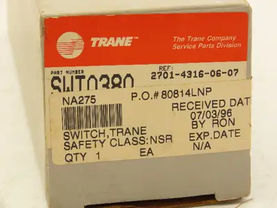 Trane SWT0380 Temperature Control Switch 100-240°F