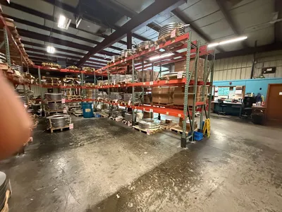 GLOBAL INDUSTRIAL 24” Deep x 10’ tall x 92” Storage Racks & Totes | Global Machine Brokers, LLC (2)