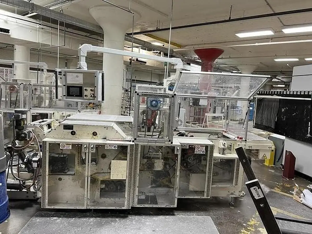 VTP VALLEY TISSUE PACKAGING MODEL 8450 SINGLE ROLL TISSUE WRAPPER