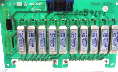 USED MORI SEIKI BU-02 RELAY BOARD BU02