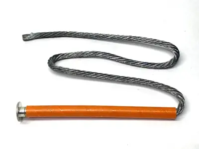 USED HUBBELL CHANCE FUSELINK 23" PIGTAIL LENGTH TYPE K 100A SHELFWARE