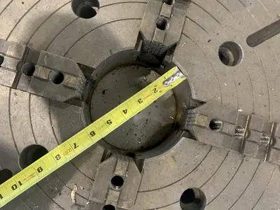 30" 4-JAW LATHE CHUCK. STOCK # 0998924.