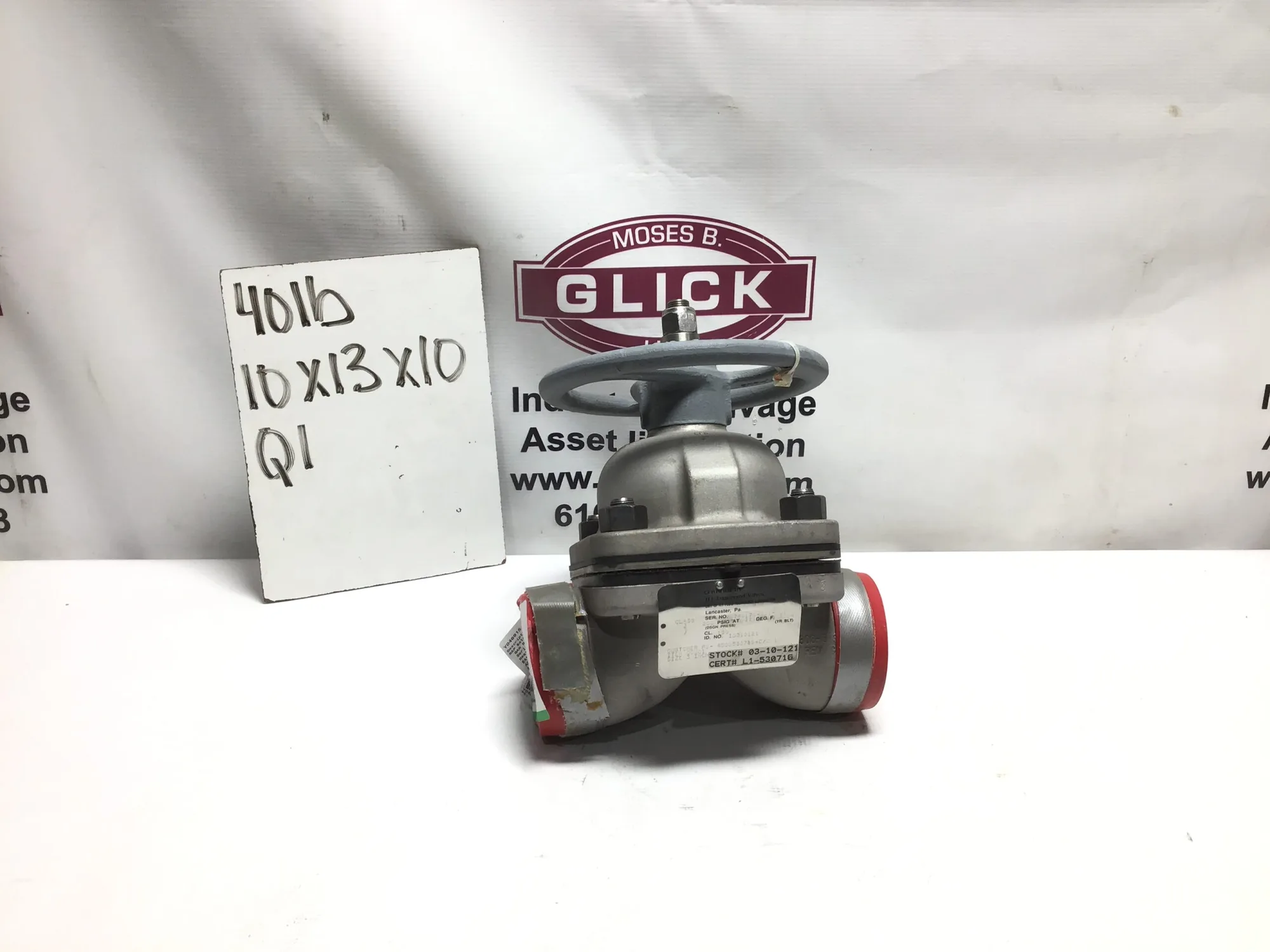 ITT DIA-FLO 200 STAINLESS BUTT WELD 2.5″-3″ DIAPHRAGM Valve