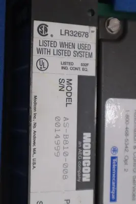 NEW IN BOX  MODICON AS-B810-008 OUTPUT MODULE STOCK G152A