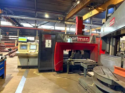 USED VOORTMAN 1250 X 500 MM DRILL SAW LINE