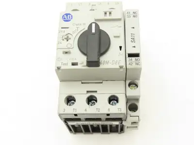 Allen Bradley 140M-D8E-C29 Manual Circuit Breaker Motor Protection 24-29A 3 Pole