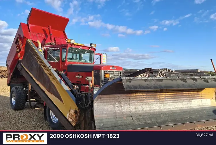 Used 2000 OSHKOSH MPT-1823 Dump trucks Wisconsin US | Proxy Equipment #1426031