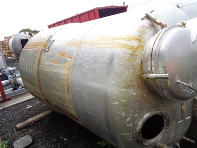 5,000L S/S 1/2 Coil Reactor