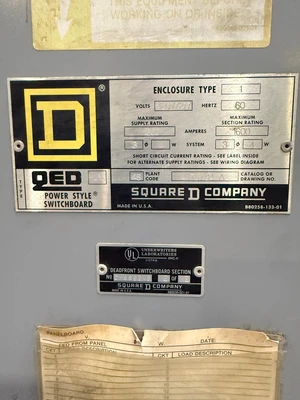 USED SQUARE D QED