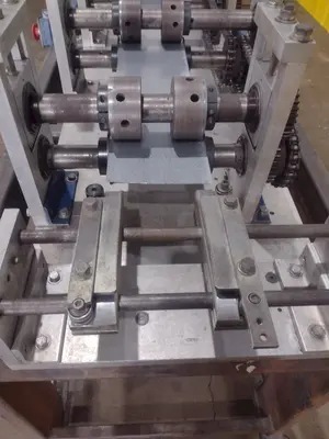 12 STAND X 10" KNUDSON MODEL #KS-2468 STUD & TRACK FRAMING ROLLFORMER, WITH AMS CONTROLS: STOCK #18942