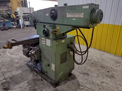 #2 CINCINNATI MODEL #207 HORIZONTAL MILL WITH VERTICAL TOOLMAKERS OVERARM: STOCK #22270
