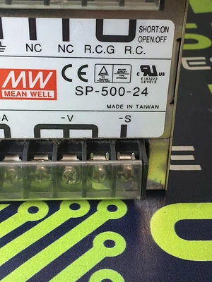 MEAN WELL SP-500-24 POWER SUPPLY 100-240VAC 7A
