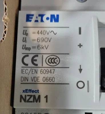 Eaton NZMB1-AF40-NA 40A Cat A Circuit Breaker loc4D14