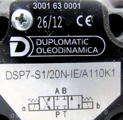 NEW DUPLOMATIC DSP7-S1/20N-IE/A110K1 CONTROL VALVE DSP7S120NIEA110K1