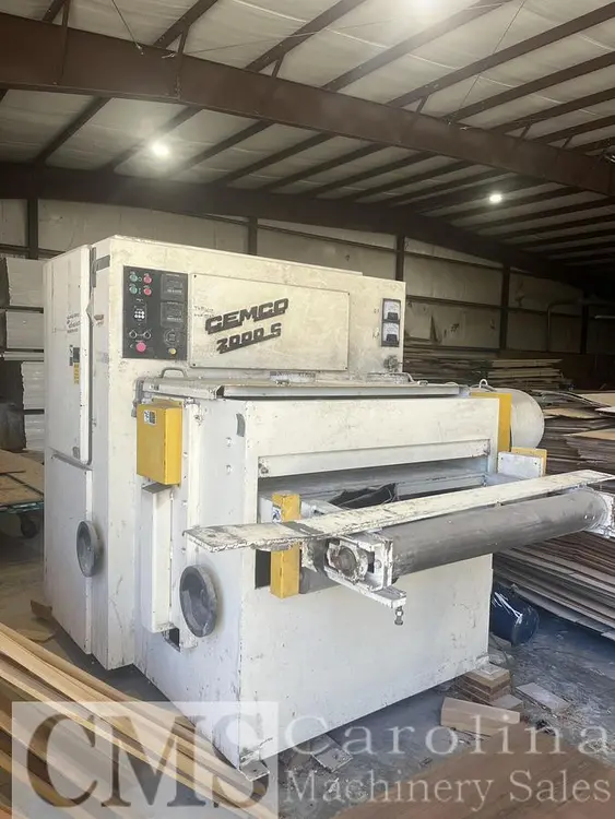Used CEMCO 2243-S DOUBLE SIDED PLANER SANDER Woodworking Planers | CAROLINA MACHINERY SALES #421620