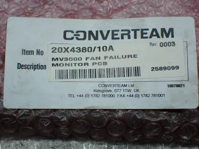 New | in-Stock CONVERTEAM 20X4380/10A Printed Circuit Boards (PCB) Ohio US | HGR 24 #907455