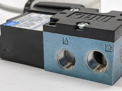45A-AA1-DDAJ-1JM | MAC  Solenoid Valve w/ 3 Pin Connector - Used