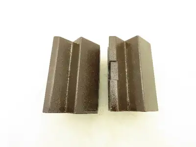 Press Brake Die 90° Double 1-5/32" V Opening 4" Long 1/2" Tang 2-5/8" W