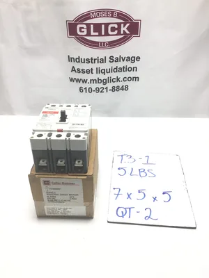 Cutler Hammer FD3060D01 Industrial Circuit Breaker 3 Pole