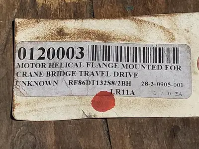 USED SEW-EURODRIVE RF86DT132S8/2BHF7