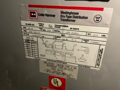 Used Westinghouse _UNKNOWN_ Misc Industrial Equipment South Carolina US | ISP Equipment Group #1318775