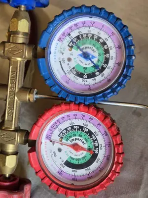 Imperial USA Refrigeration Manifold Gauge Set with Hoses