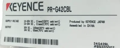 NEW KEYENCE PR-G42CBL PHOTOELECTRIC SENSOR PRG42CBL