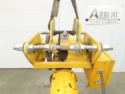 David Round Electric Hoist Tractor Power Drive Trolley 45 Fpm 460VAC 3Ph