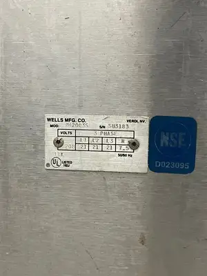 Used Wells Used Wells M4200-3S Half Size Vented Convection Oven on Casters 208V 3 Ph Electric Ovens Illinois US | Falcon Restaurant Supply #1375802