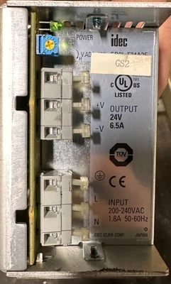 IDEC ED3L-F24A2F 24V/6.5A POWER SUPPLY