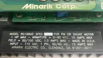 USED MINARIK RG100UC
