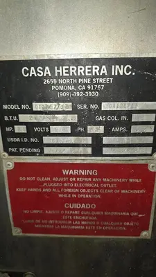 Used CASA HERRERA TORTILLA CHIP PRODUCTION LINE Production Lines Texas US | Bakery Machinery and Engineering #1770281