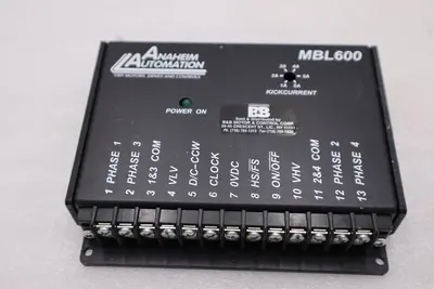 ANAHEIM AUTOMATION MBL600 STEP DRIVER NEW UNIT STOCK H1118A