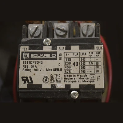 Square D Size 2 Starter Contactor