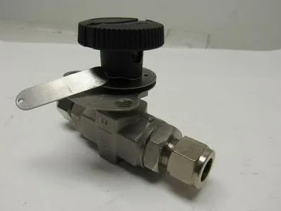 Parker 8Z(A)-B8LJ2-SS-S-LD 1/2" Female CPI Fit Tube Stainless Steel Ball Valve