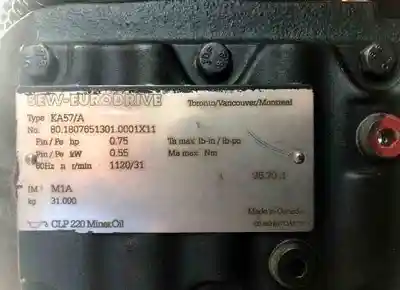 USED PATTERSON INDUSTRIES LTD. NA