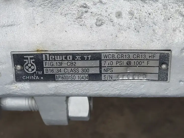 Used NEWCO 13F-CB2 Valves/Fittings British Columbia CA | Lenmark #328338