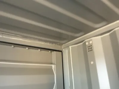 New 11’ Job Site Storage Container, 133-1/2” long x 80” Wide x 88-1/2” tall overall, Swing Doors on ...