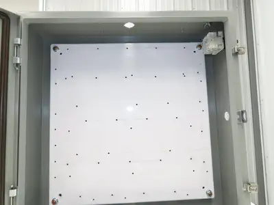 Saginaw SCE-24H2406LP Electrical Enclosure 24x24x6" Backplate Knockout Wallmount