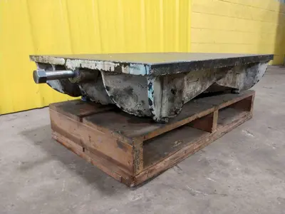 36" X 24" X 7.5" STEEL LAYOUT TABLE: STOCK 13635